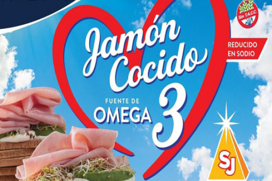 Alimentos San José creó el primer jamón cocido con Omega3