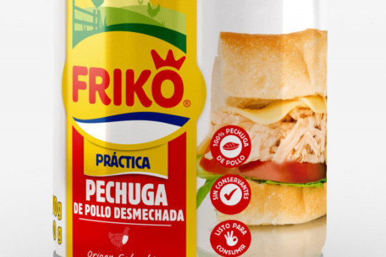 Pollo en lata Friko con nueva presentación 