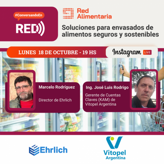 Instagram Live: Soluciones para envasados de alimentos seguros y sostenibles 